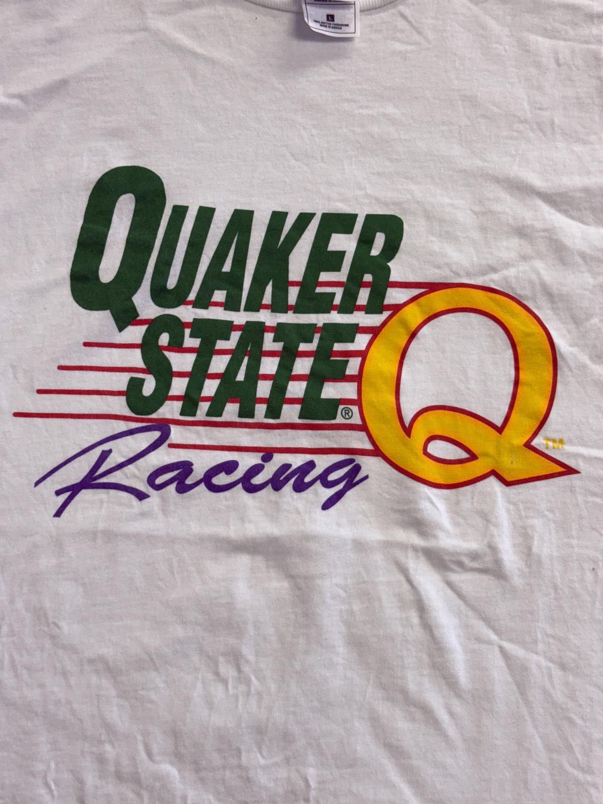 Fruit Of The Loom Y2K Quaker State Racing Q T-shirt Nascar Austin Cindric - L Size US L / EU 52-54 / 3 - 3 Thumbnail