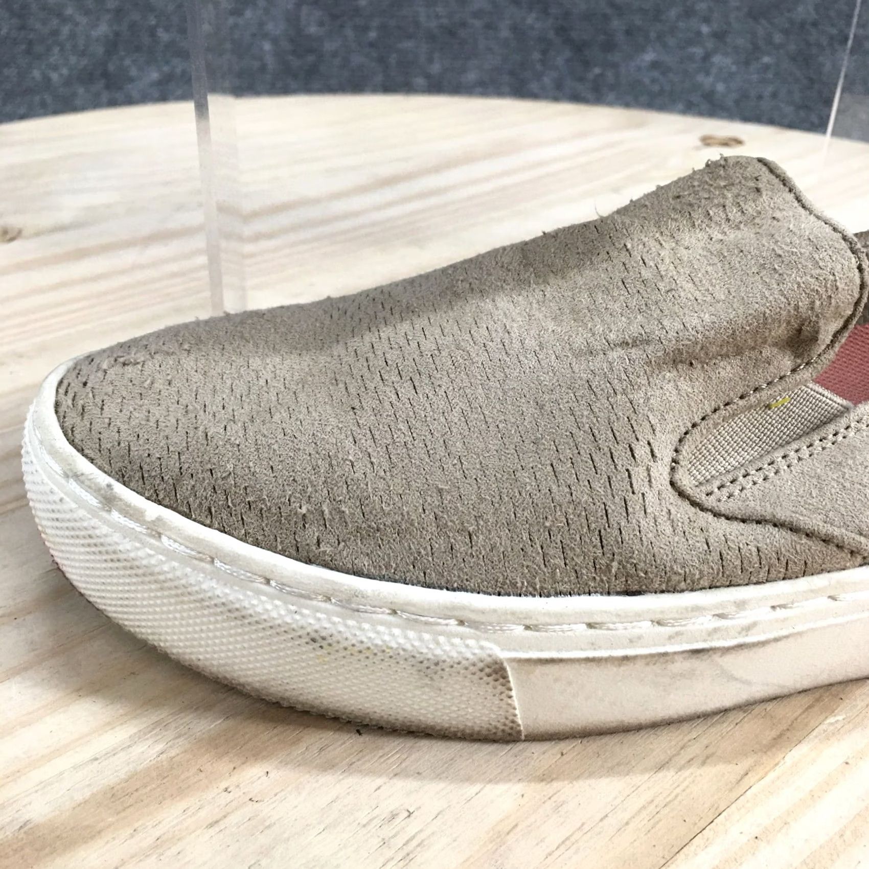 Vintage Dr. Scholl’s Slip On Loafers Womens 6 M Brown Fabric Casual Comfort Sneaker Shoes Size US 6 / IT 36 - 4 Thumbnail