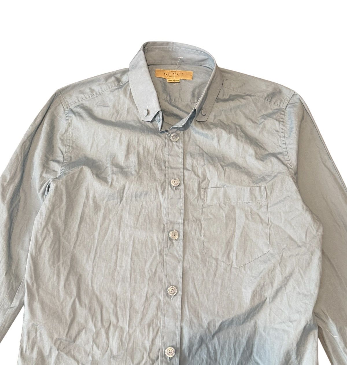 Gucci Gucci Uniform Button Shirt Size US M / EU 48-50 / 2 - 2 Thumbnail