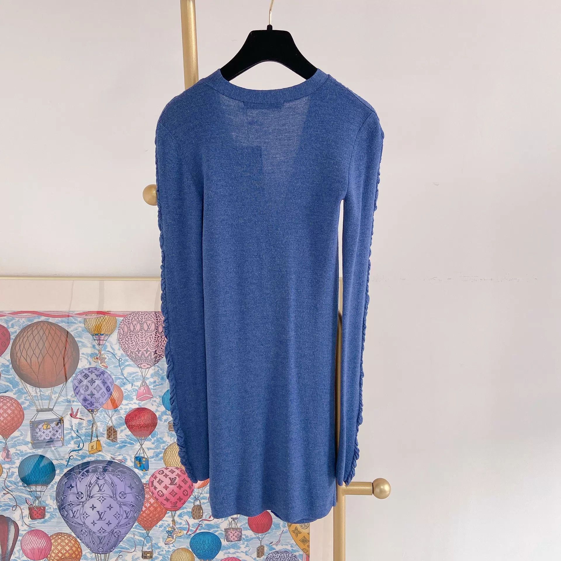 Balenciaga BALENCIAGA blue cardigan 36 pre-owned Size XS / US 0-2 / IT 36-38 - 2 Thumbnail