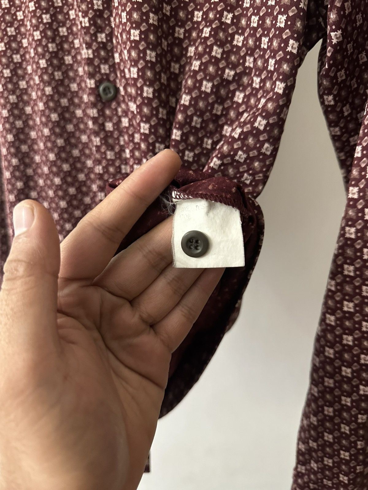 Japanese Brand × Tornado Mart Tornado Mart Maroon Floral Button Up Size US M / EU 48-50 / 2 - 6 Thumbnail
