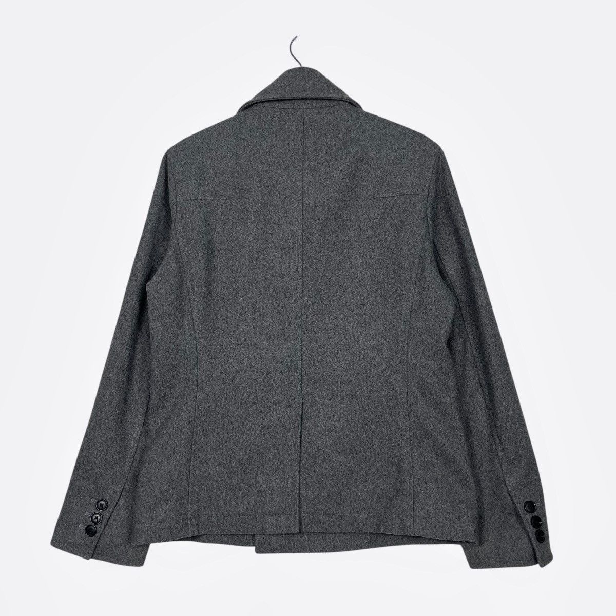 Michel Klein Michel Klein Double Breasted Wool Jacket Size US M / EU 48-50 / 2 - 7 Thumbnail