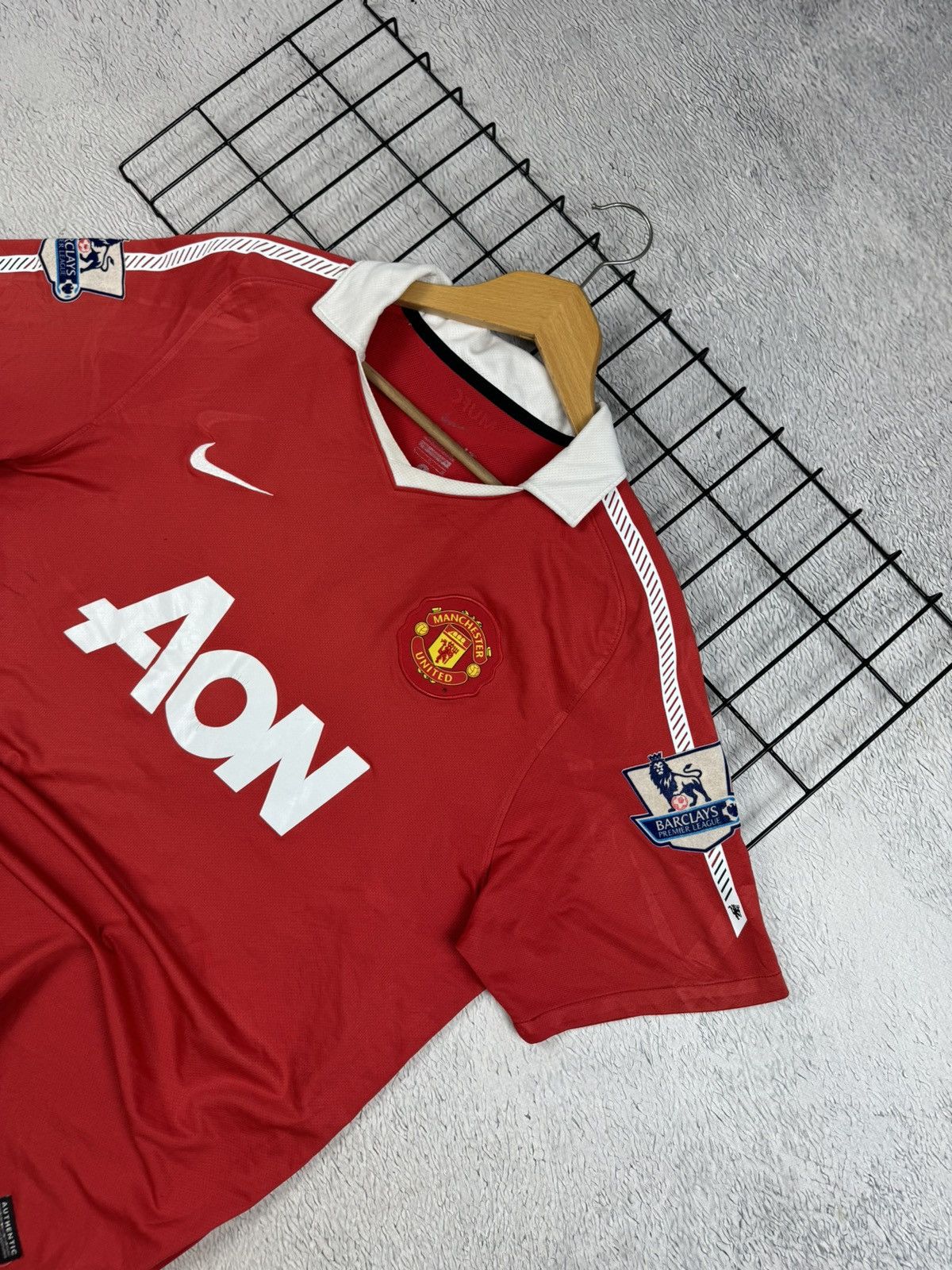 Nike × Vintage Vintage Manchester United 2010/11 Nike Jersey Blokcore L sz Size US L / EU 52-54 / 3 - 2 Thumbnail