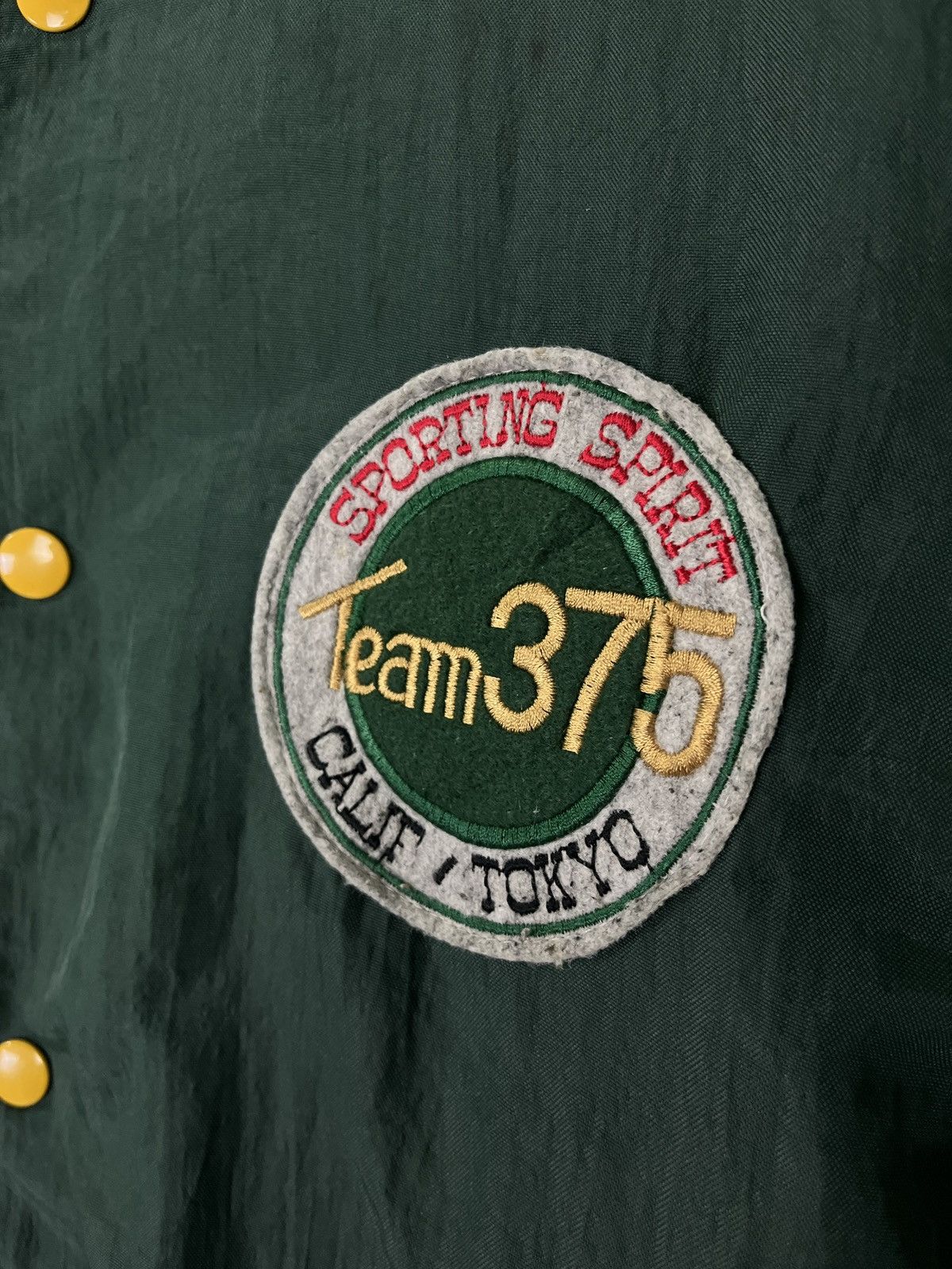 Japanese Brand × Vintage Vintage Team 375 Tokyo Nylon Varsity Jacket Size US S / EU 44-46 / 1 - 8 Thumbnail