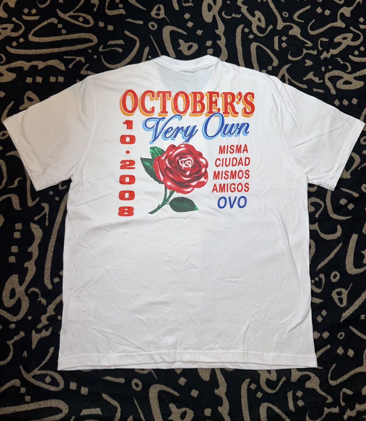 October's Very Own OVO Rose T-Shirt Size US L / EU 52-54 / 3 - 5 Thumbnail
