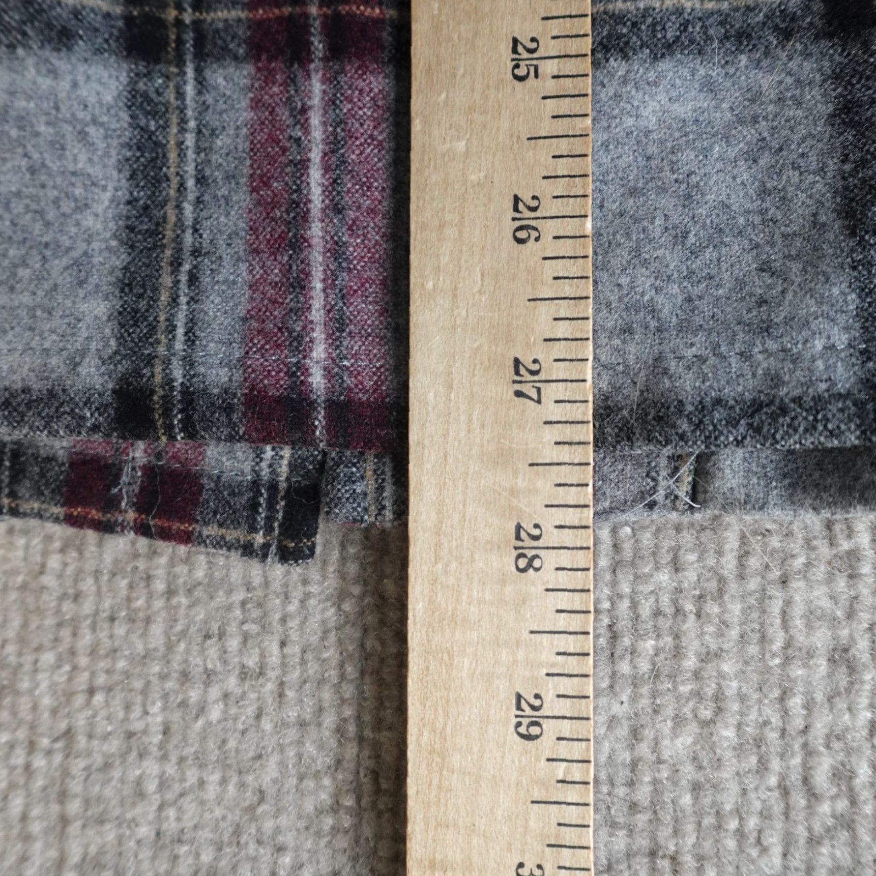 Pendleton Pendleton Womens Jacket Medium Gray Plaid Wool Hooded Button Front Size M / US 6-8 / IT 42-44 - 3 Thumbnail