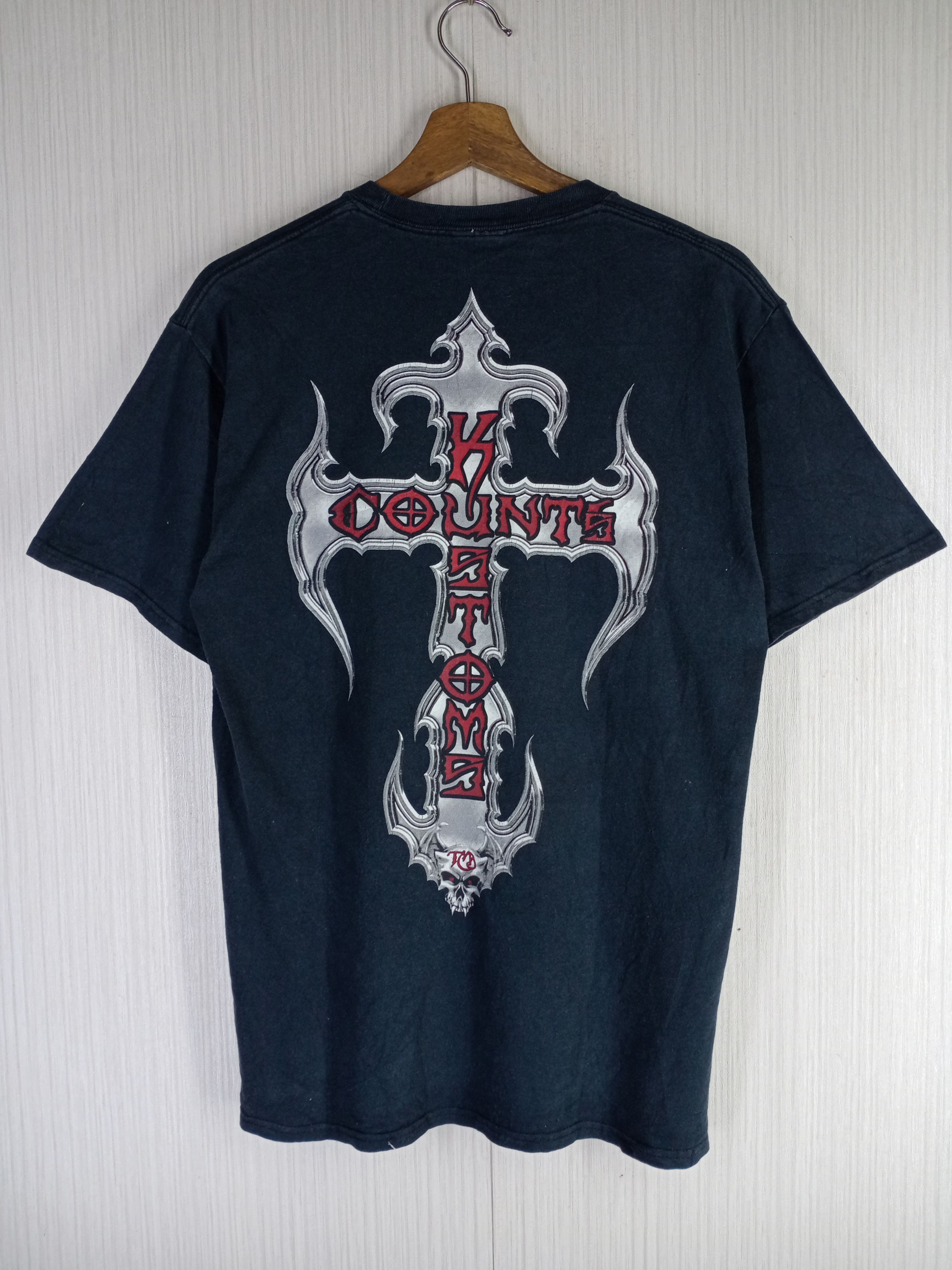 Rare Vintage County Kustoms Las Vegas Big Logo Tshirt