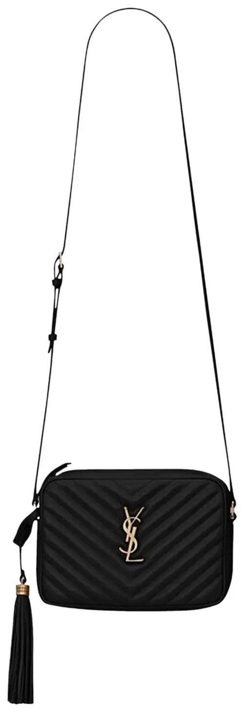 Saint Laurent Paris o1s1wg111124 Size: OS / Lou in Ouilted Leather Bag in Black Size ONE SIZE - 1 Thumbnail