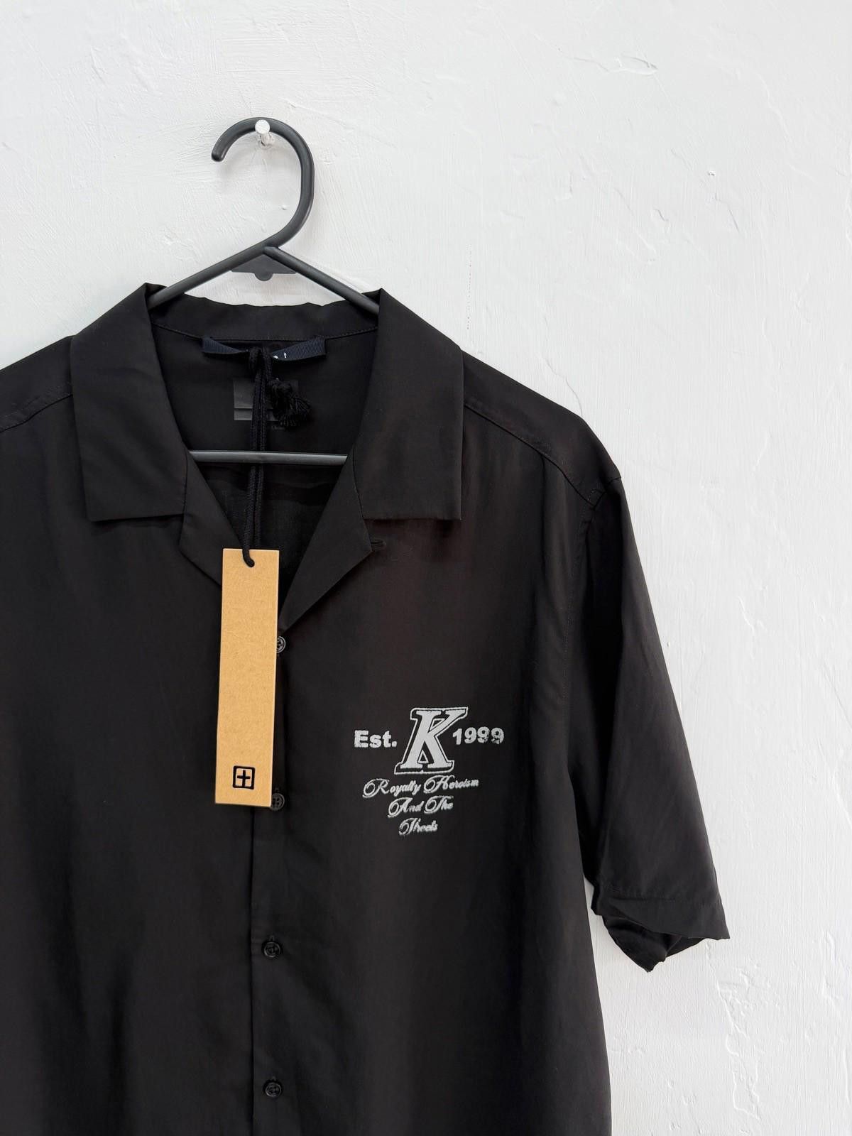 Ksubi new ksubi medium m short sleeve resort shirt lock up black Size US M / EU 48-50 / 2 - 5 Thumbnail