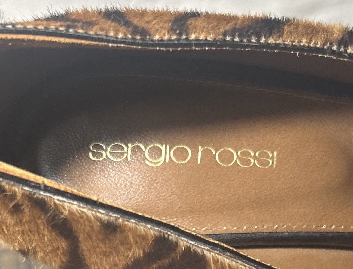 Sergio Rossi Sergio Rossi Animal Print Heels Euro 39.5 Size US 9.5 / IT 39.5 - 5 Thumbnail