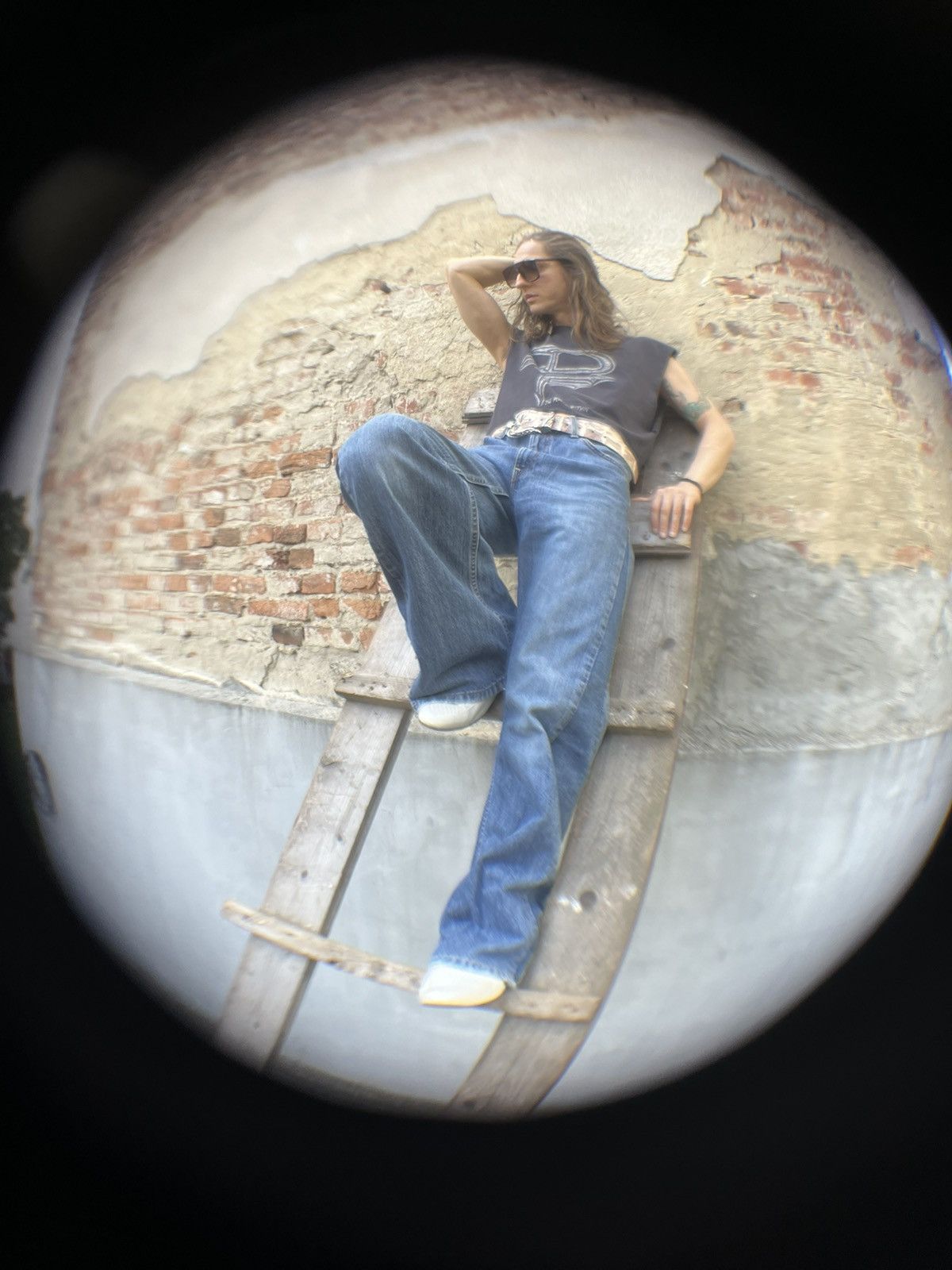 Handmade Handmade custom Levi’s denim jeans reworked flared pants Size US 32 / EU 48 - 2 Thumbnail