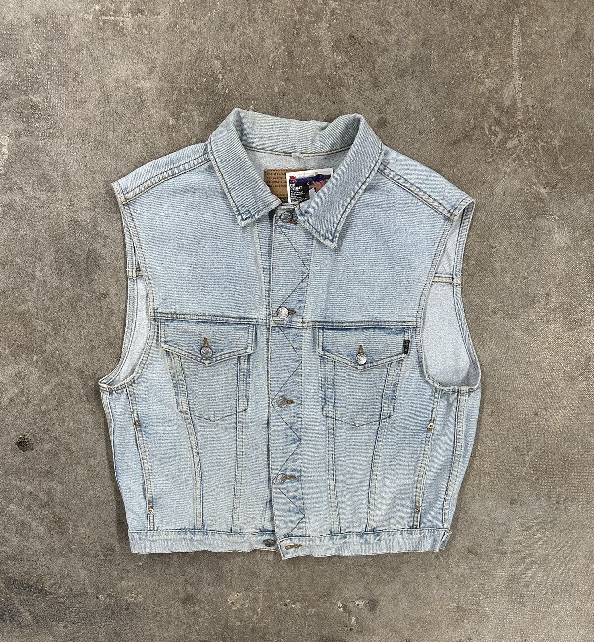 Esprit Vintage 90s Esprit Denim Button Up Vest Size M / US 6-8 / IT 42-44 - 1 Thumbnail