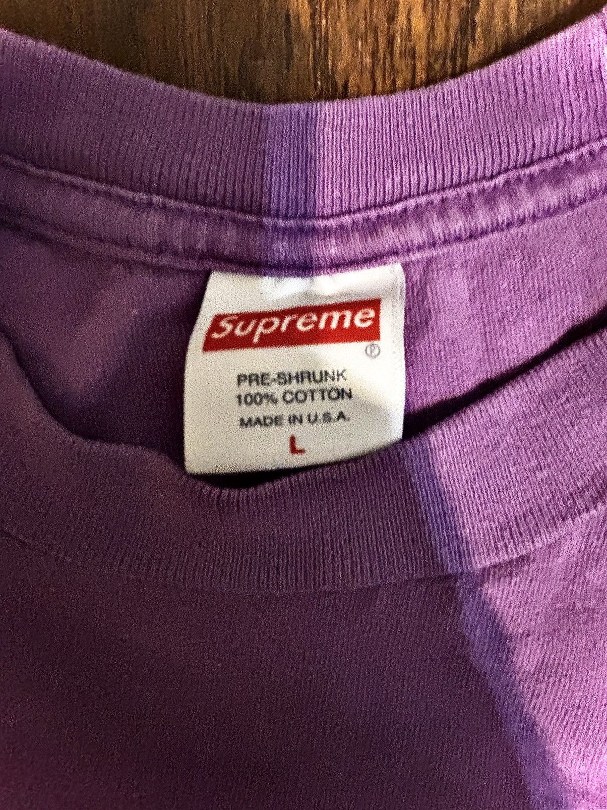 Supreme purple supreme shirt Size US L / EU 52-54 / 3 - 2 Thumbnail