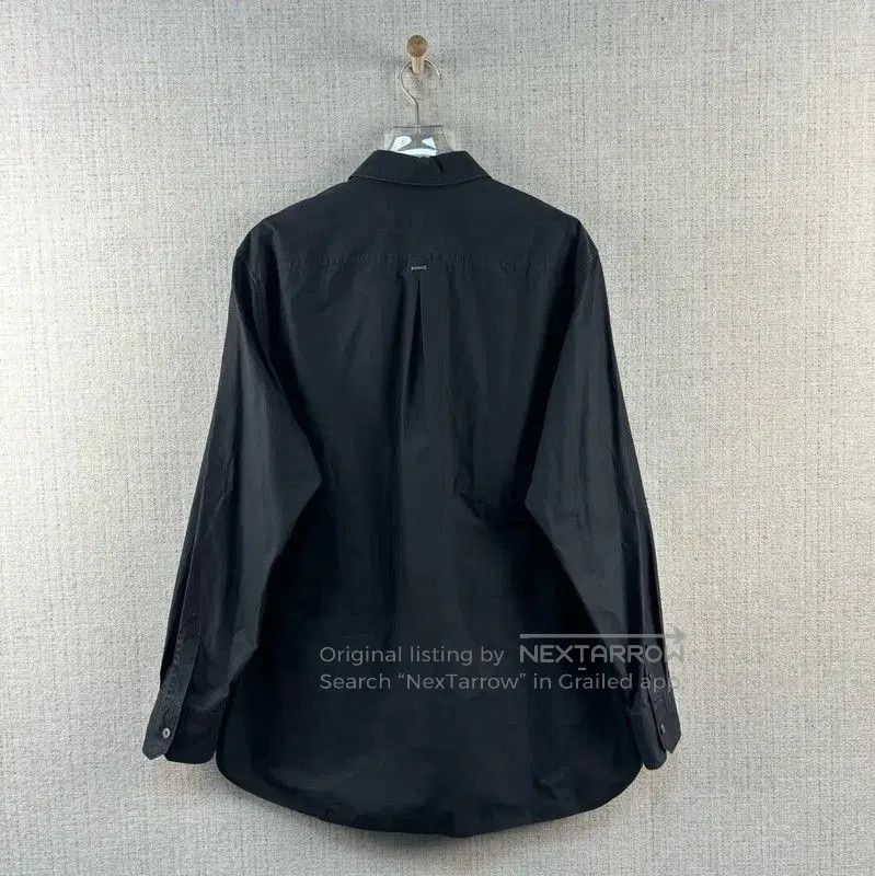 Louis Vuitton Louis Vuitton Black Cotton Long Sleeve Shirt . Size US XXL / EU 58 / 5 - 2 Thumbnail