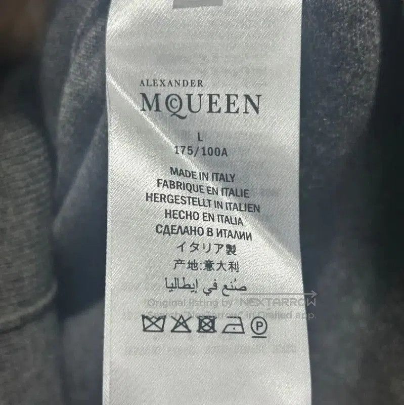Alexander McQueen Alexander McQueen Gray Cotton Pullover Sweater . Size US L / EU 52-54 / 3 - 7 Thumbnail