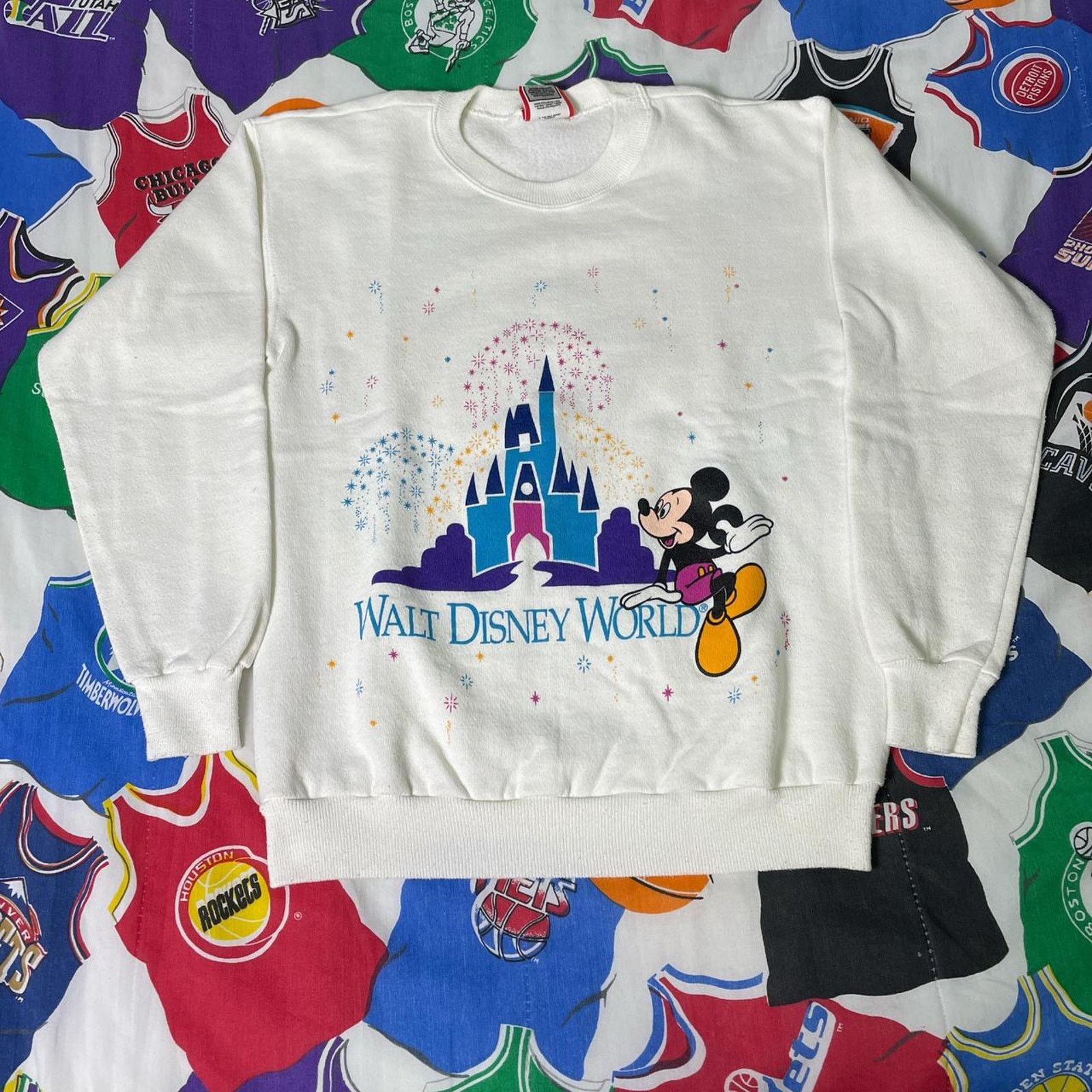 Disney × Vintage Vintage 1990s Walt Disney World Mickey Mouse Movie Crewneck Size US S / EU 44-46 / 1 - 1 Thumbnail