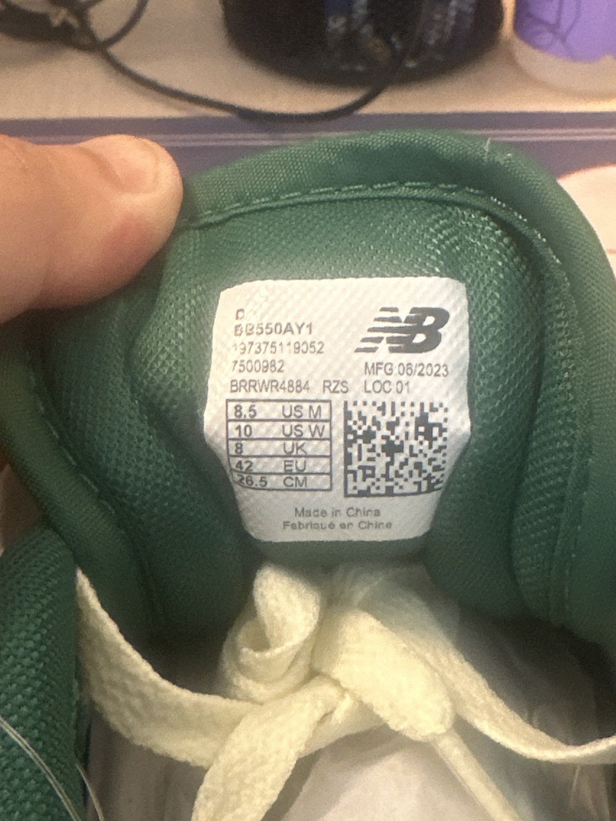 New Balance ALD x New Balance 550 Yellow Green Size US 8.5 / EU 41-42 - 2 Thumbnail
