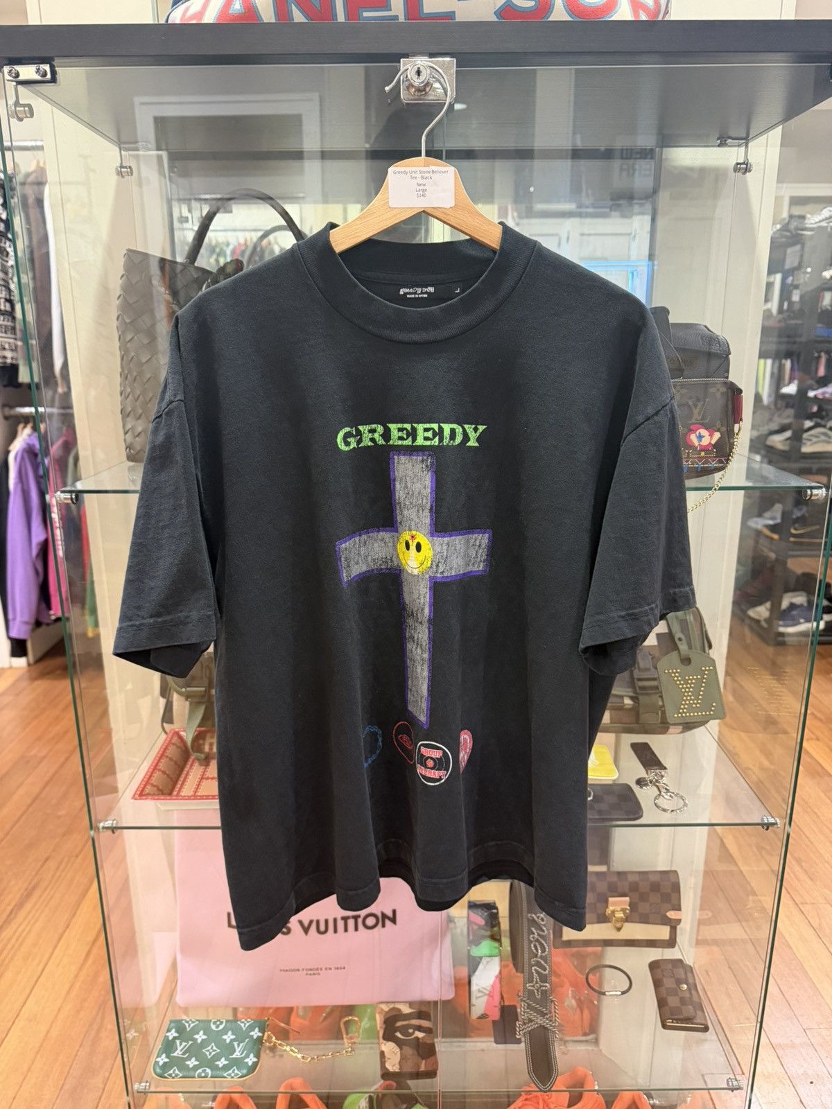 Greedy Unit Greedy Unit Stone Believer Tee - Black Size US L / EU 52-54 / 3 - 1 Thumbnail
