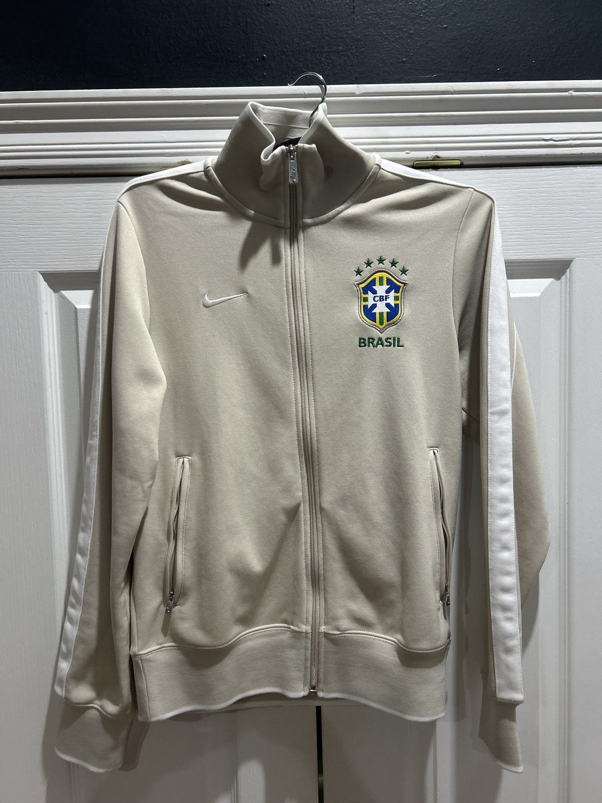 Nike Nike Brazil CBF Soccer Jacket Tracksuit Size US S / EU 44-46 / 1 - 1 Thumbnail