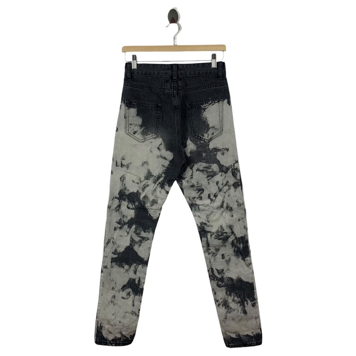 Designer × Japanese Brand PANERO Bleach dyedenim skinny jeans Size US 27 - 4 Thumbnail