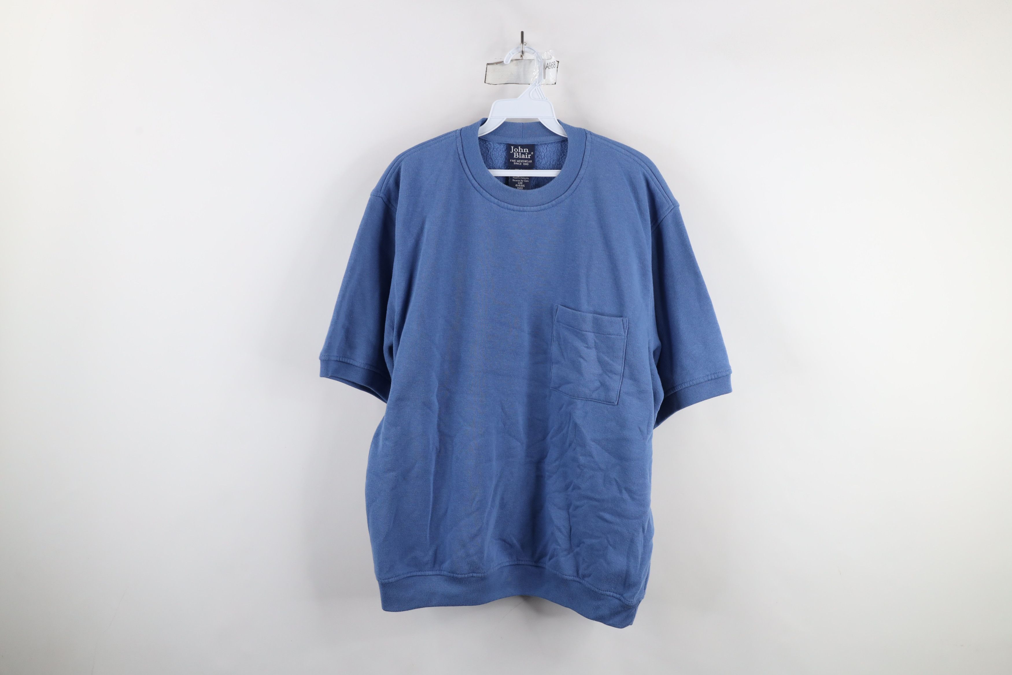 Vintage Vintage 90s Streetwear Short Sleeve Crewneck Sweatshirt Size US L / EU 52-54 / 3 - 1 Thumbnail