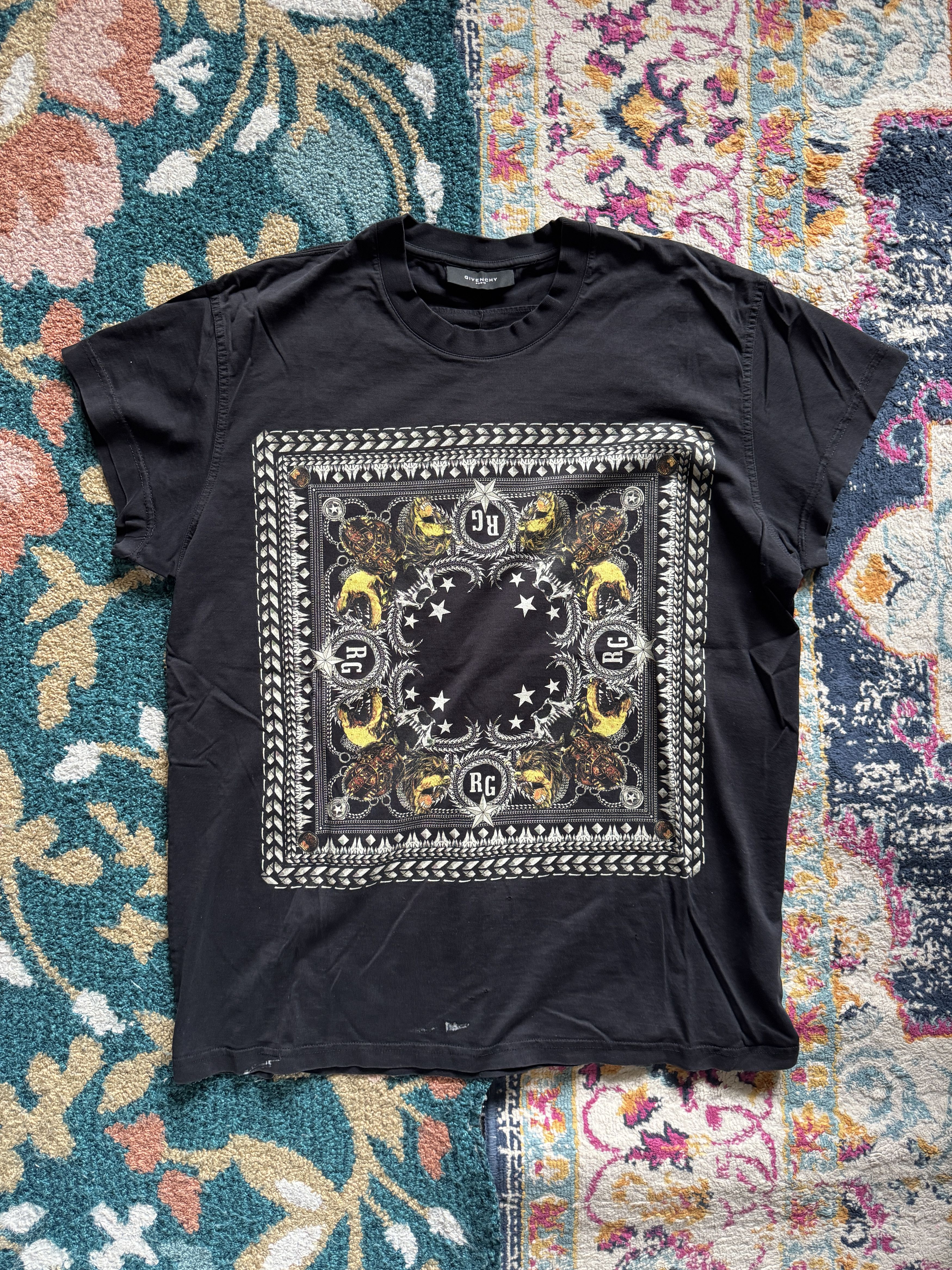 Givenchy × Riccardo Tisci givenchy tisci abstract printed t-shirt