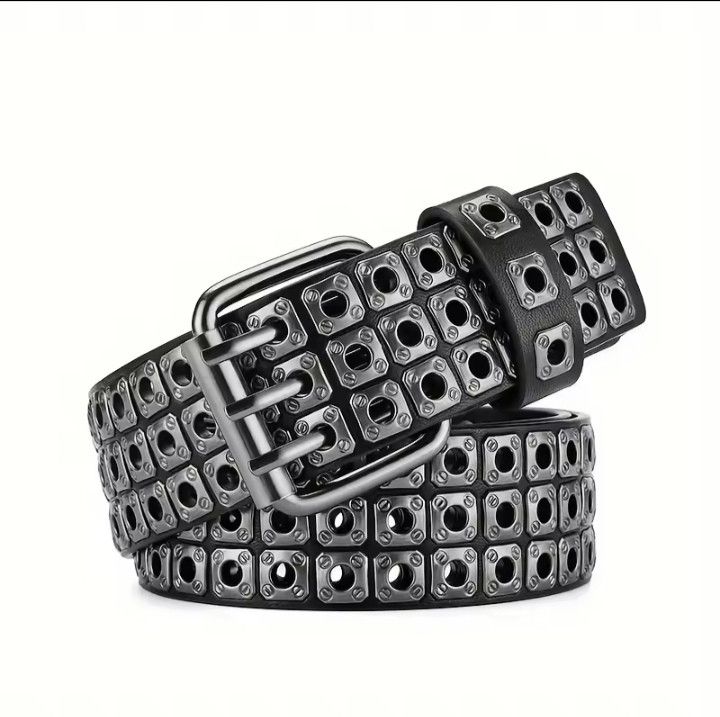 Designer × Vintage Punk Rivet Belt Size ONE SIZE - 4 Thumbnail