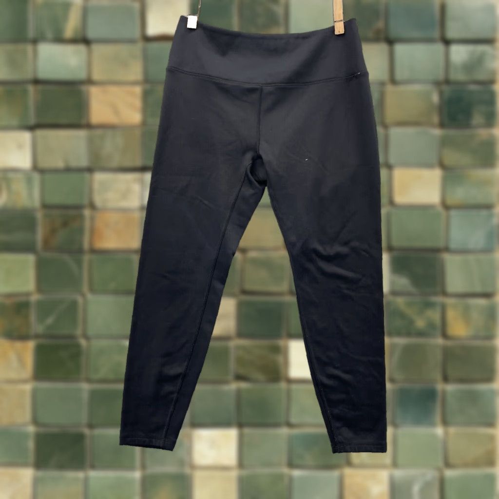 Spyder Spyder Active Leggings Women's Large Black High Crop Training Sportwear Running Size 36" / US 14 / IT 50 - 1 Thumbnail