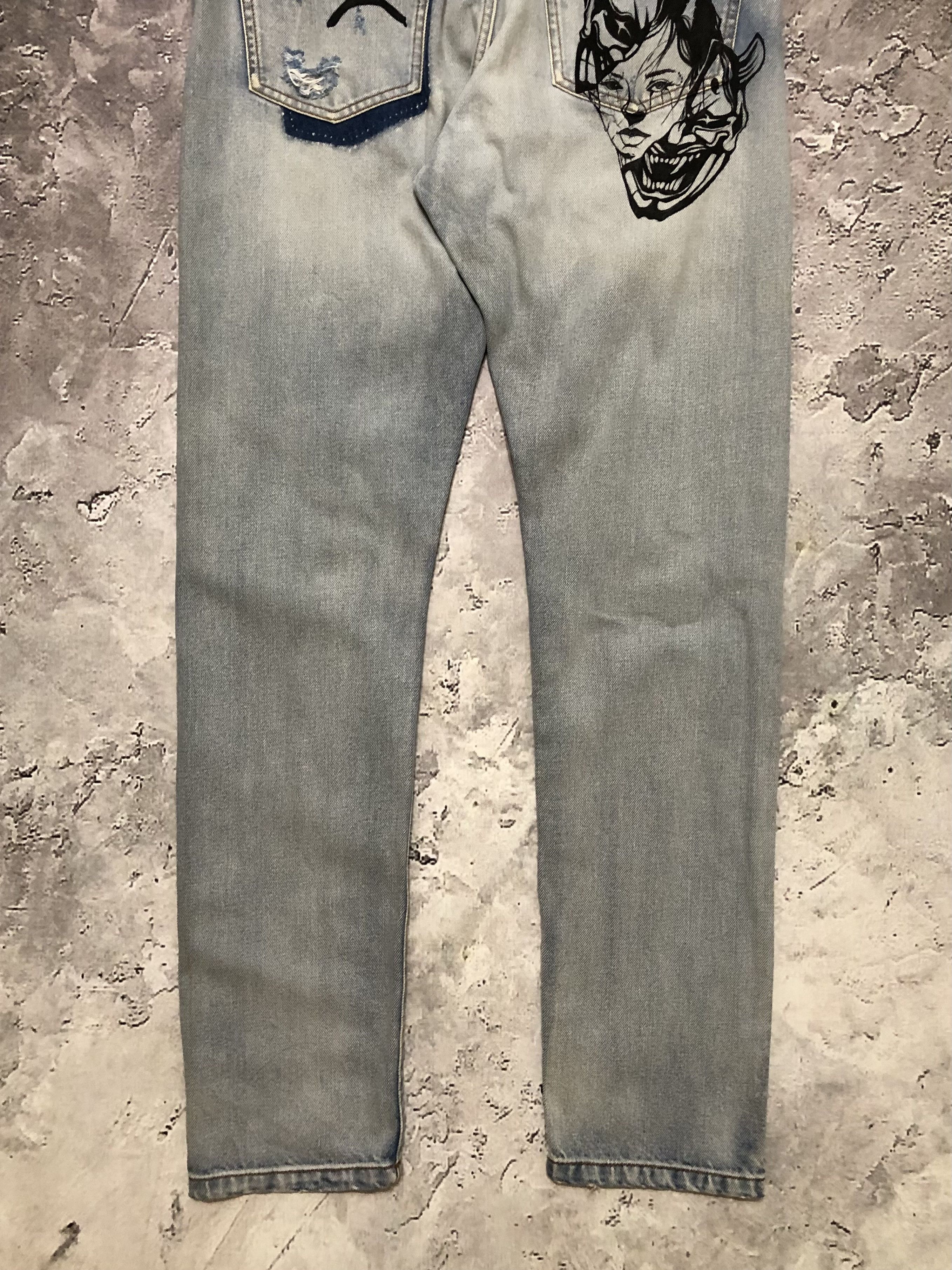 Vintage Stradivarius Distressed Vintage denim Jeans Size US 31 - 12 Thumbnail