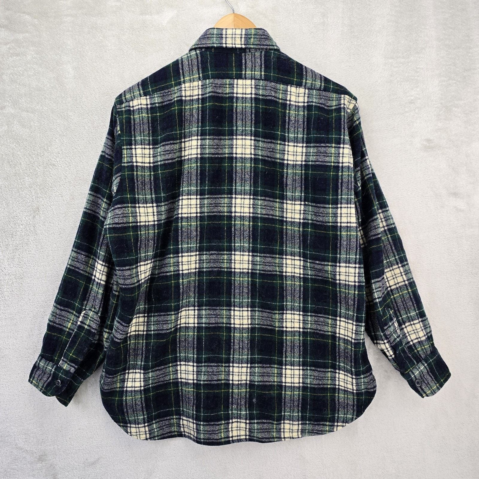 Pendleton Vtg Pendleton Plaid Flannel Shirt Medium Virgin Wool FLAWS Size US M / EU 48-50 / 2 - 7 Thumbnail
