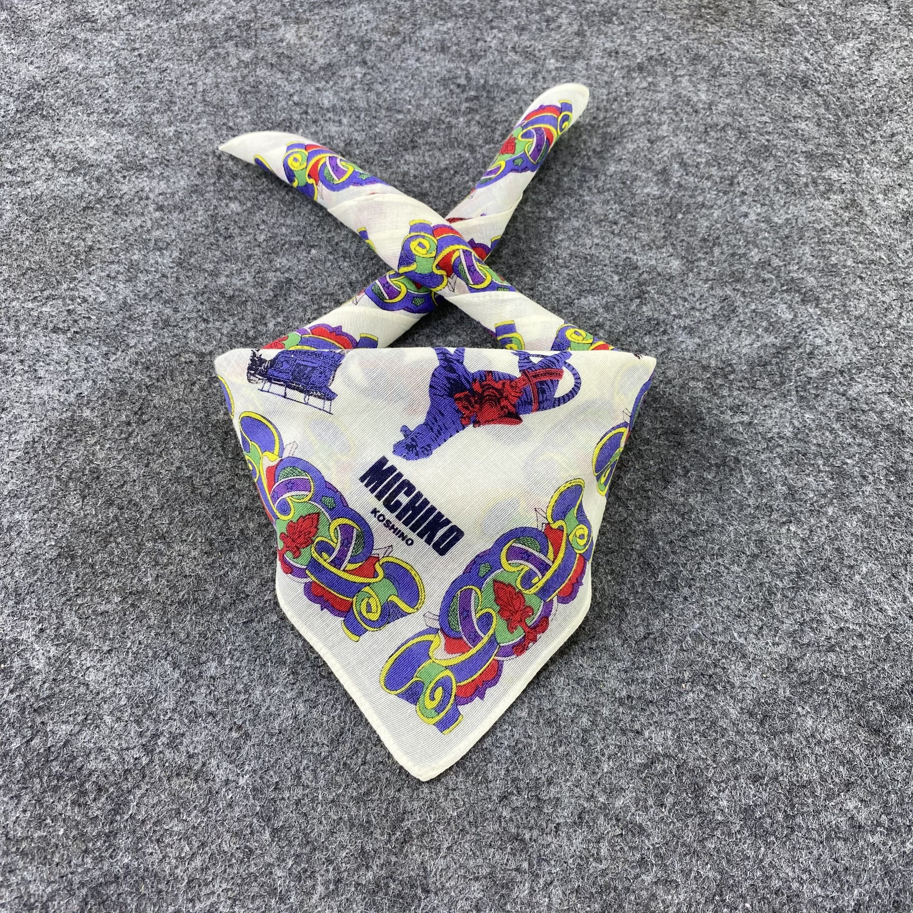 Michiko Koshino Michiko Koshino Handkerchief / Bandana / Neckerchief-B1304 Size ONE SIZE - 2 Thumbnail