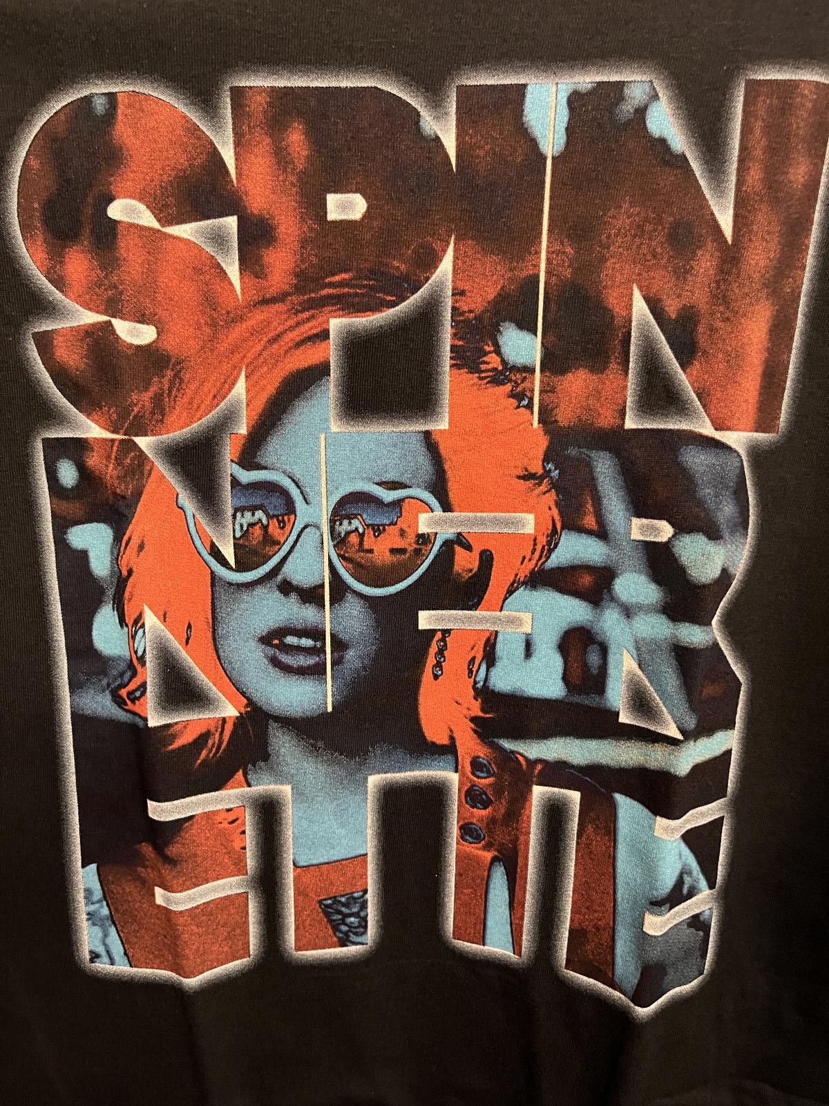 Designer Spinnerette Band Long Sleeve Tee - Brody Dalle Glasses Size US L / EU 52-54 / 3 - 3 Thumbnail