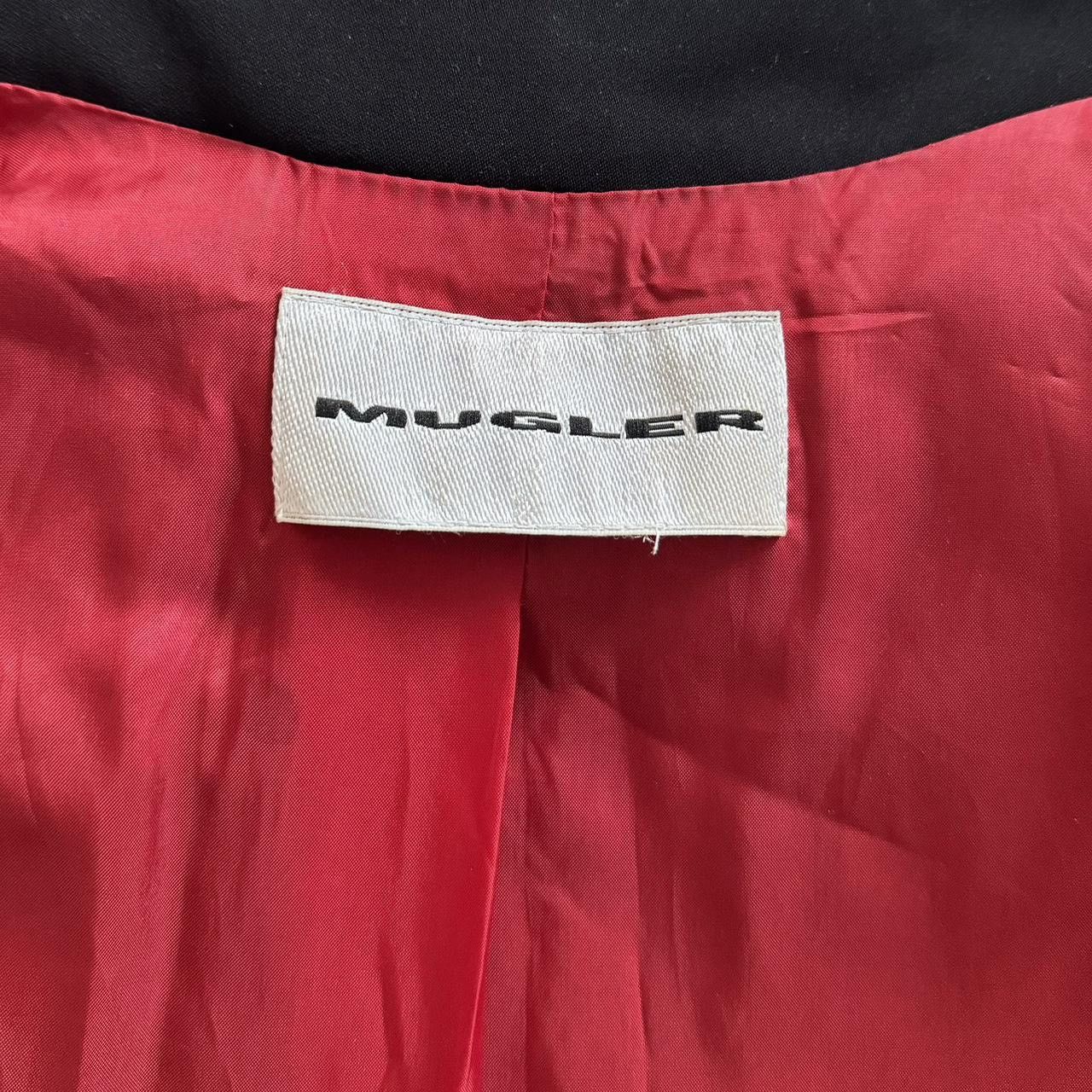 Mugler × Thierry Mugler Iconic Thierry Mugler Mugler jacket with red crystals Size M / US 6-8 / IT 42-44 - 2 Thumbnail