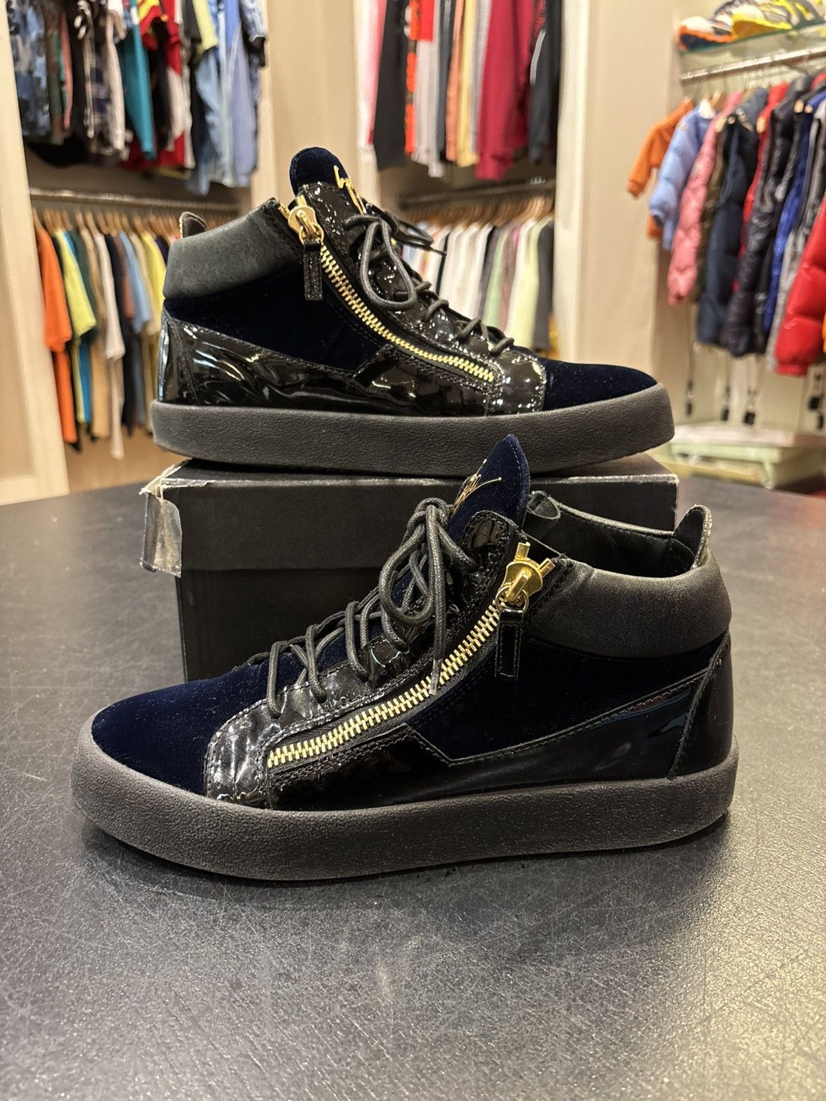 Giuseppe Zanotti Giuseppe Zanotti High Top Sneakers Size US 10 / EU 43 - 1 Thumbnail
