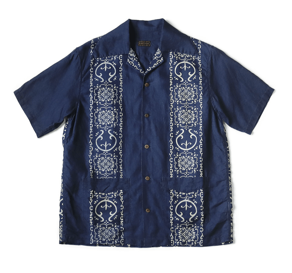 Kapital Habananaja Pattern Rangle Collar Cuba Shirt Size US L / EU 52-54 / 3 - 2 Thumbnail