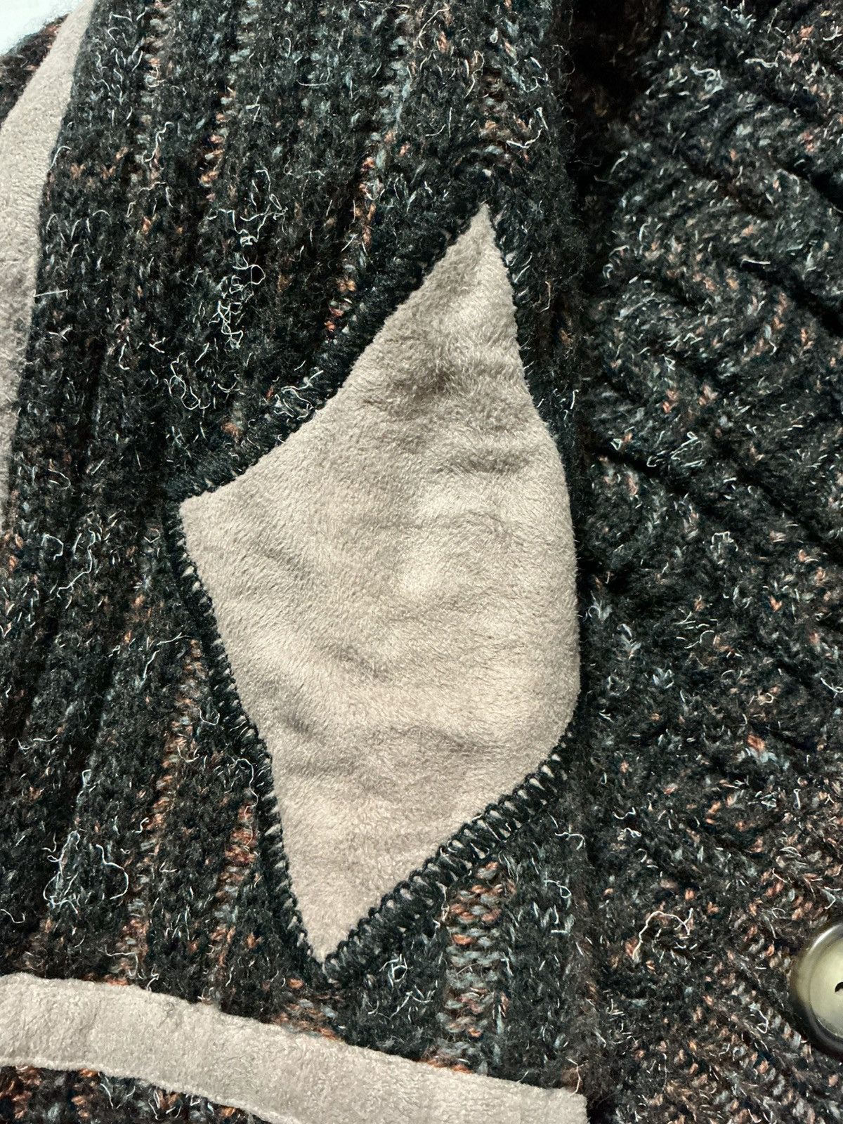 Vintage Vintage Claude Reyner Paris Chunky Knit Cardigan Sweater Size US M / EU 48-50 / 2 - 7 Thumbnail