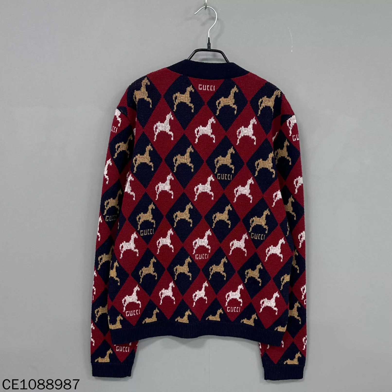 Gucci GUCCI Fair Isle Elk Cardigan M Size US M / EU 48-50 / 2 - 3 Thumbnail