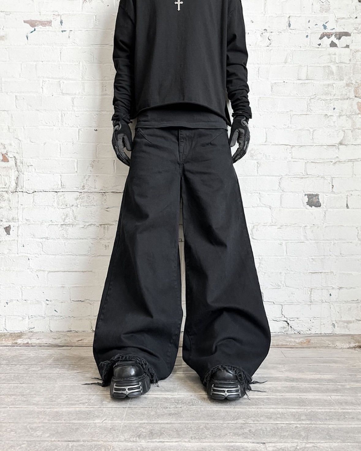 Japanese Brand Six Shooter Flared baggy denim Size US 32 / EU 48 - 1 Thumbnail