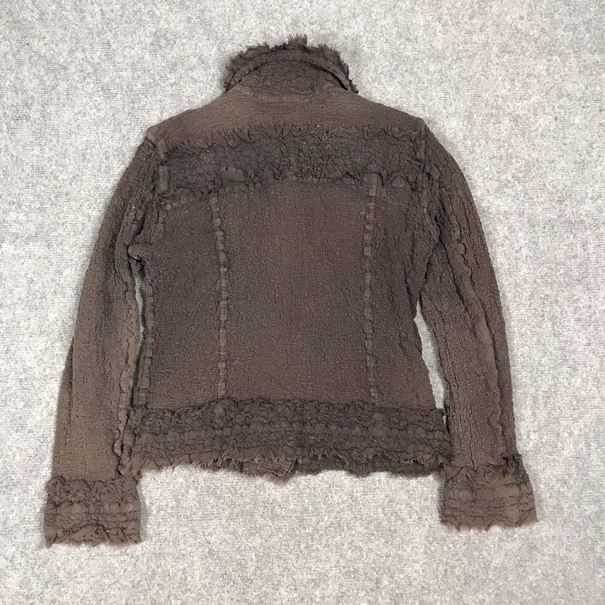 Issey Miyake ISSEY MIYAKE ME WOMEN WRINKLED BUTTON CROPPED JACKET Size S / US 4 / IT 40 - 9 Thumbnail