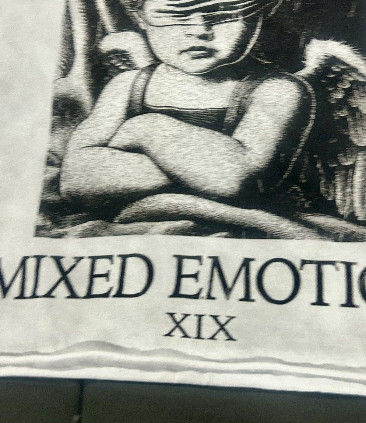 Other Mixed Emotion - "XIX" Blindfolded Angel Graphic Tee - White Size US L / EU 52-54 / 3 - 10 Thumbnail