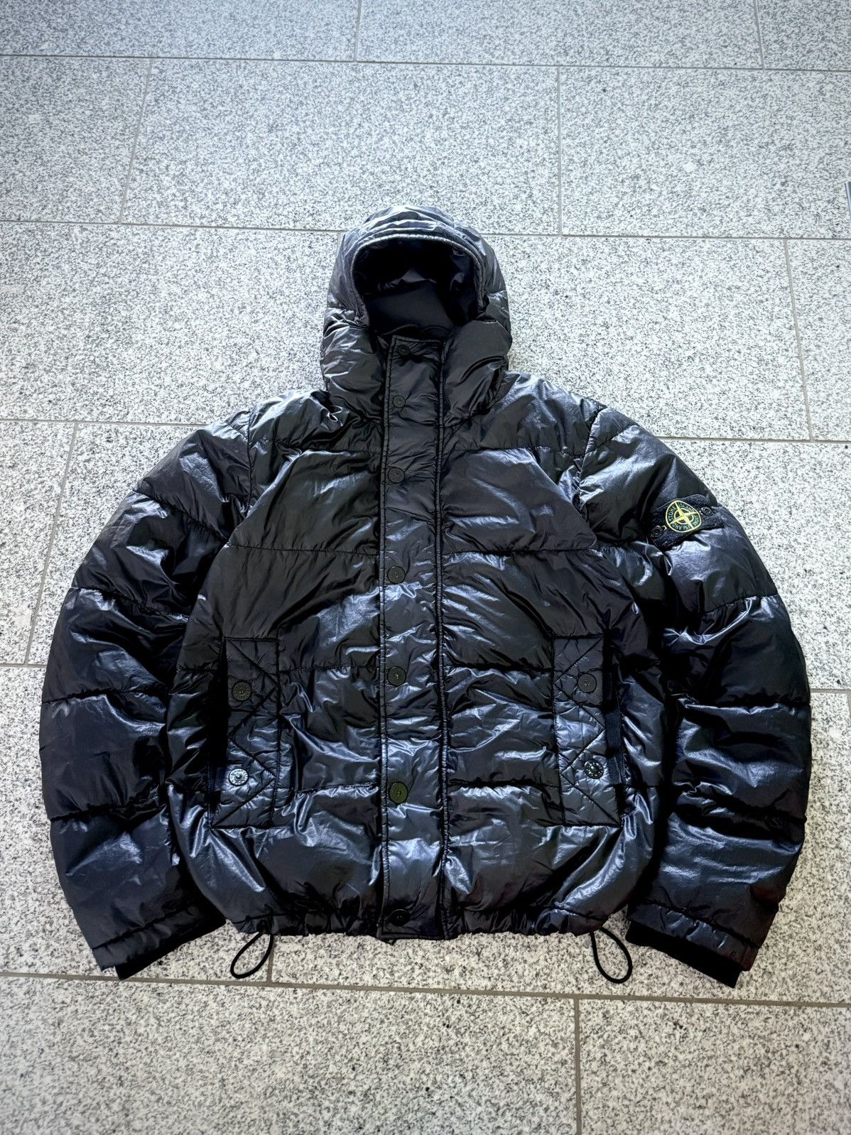 Stone Island 00s Stone Island Rare Puffer Vintage Jacket Drill Streetwear Size US L / EU 52-54 / 3 - 1 Thumbnail