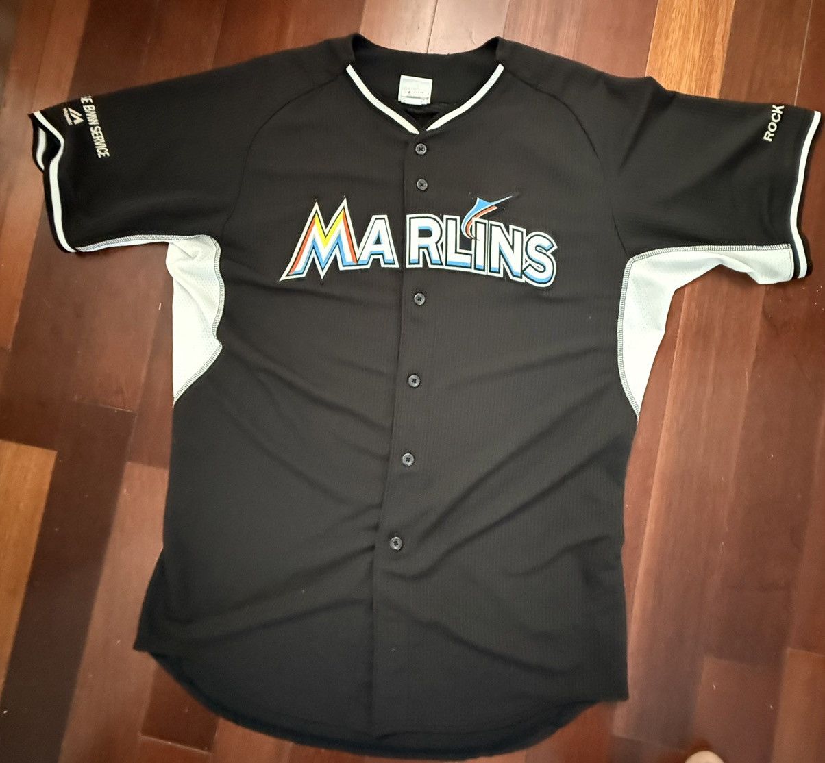 Majestic Marlins Stitched MLB Jersey Size US XL / EU 56 / 4 - 2 Thumbnail