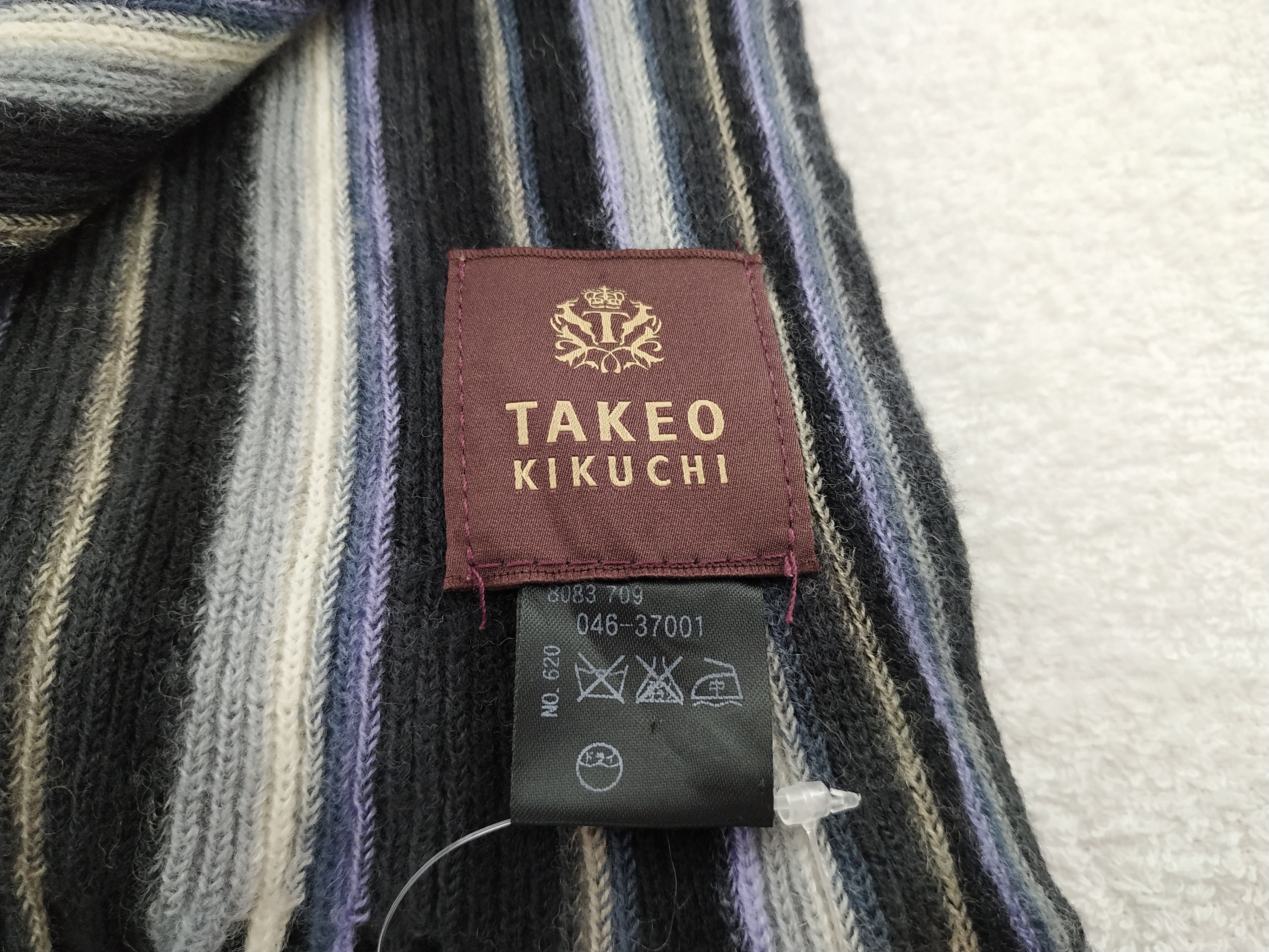 Takeo Kikuchi Vintage Takeo Kikuchi Wool Scarf/Muffler/Neckwear MF009 Size ONE SIZE - 5 Thumbnail