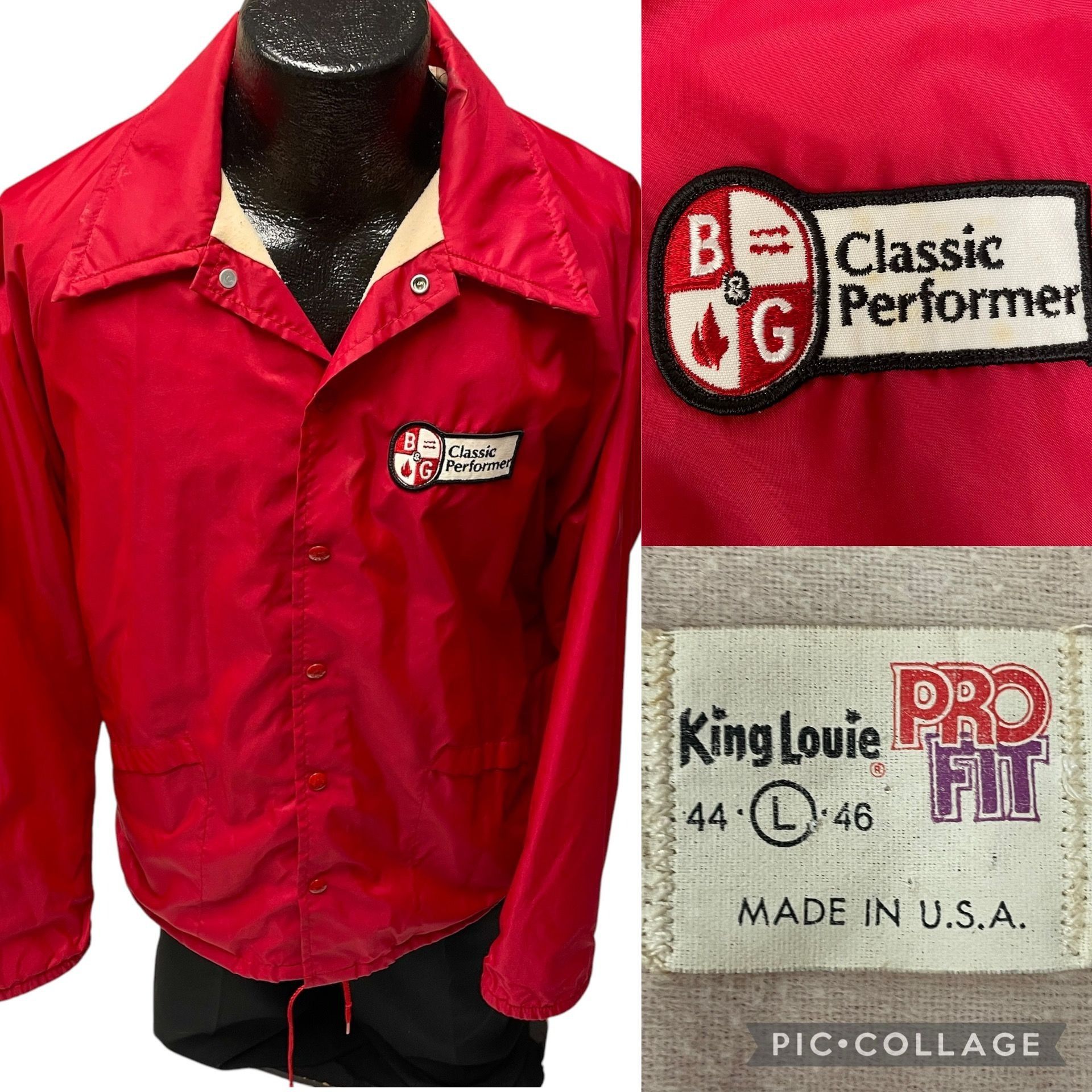 Other Vtg King Louie B&G CLASSIC PERFORMER Windbreaker Size US L / EU 52-54 / 3 - 1 Thumbnail