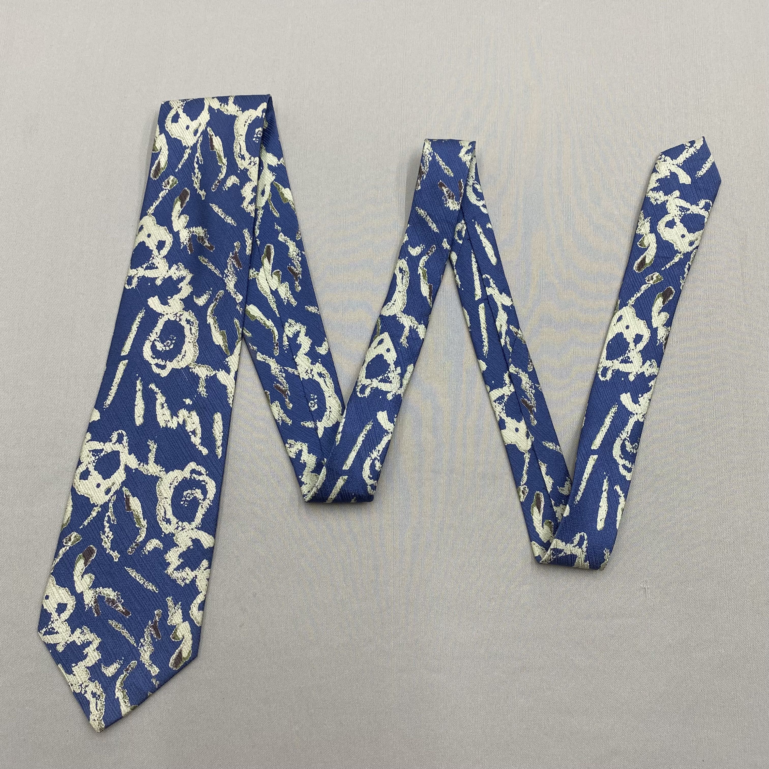 Japanese Brand Vintage Sonia Rykiel Homme SILK Necktie Cravate Pure Silk Size ONE SIZE - 5 Thumbnail