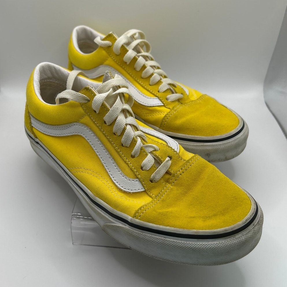 Vans VANS Old Skool Shoes Yellow Suede Sneakers Men 6.5 Women 8 Size US 8 / IT 38 - 5 Thumbnail