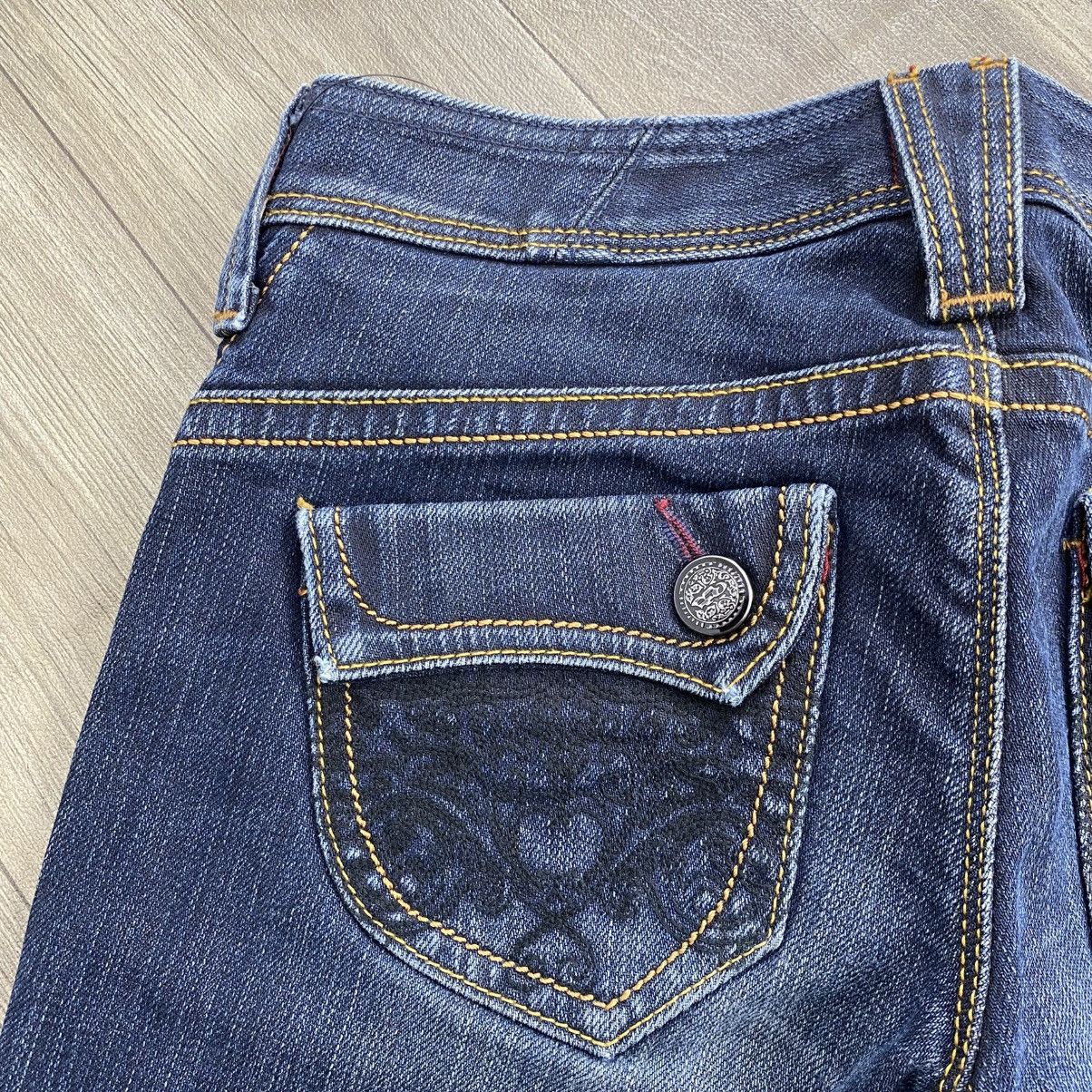 Japanese Brand 2000s Brappers Ifsixwasnine Lgb Goa Bootcut Flared Jeans Size US 26 / EU 42 - 13 Thumbnail