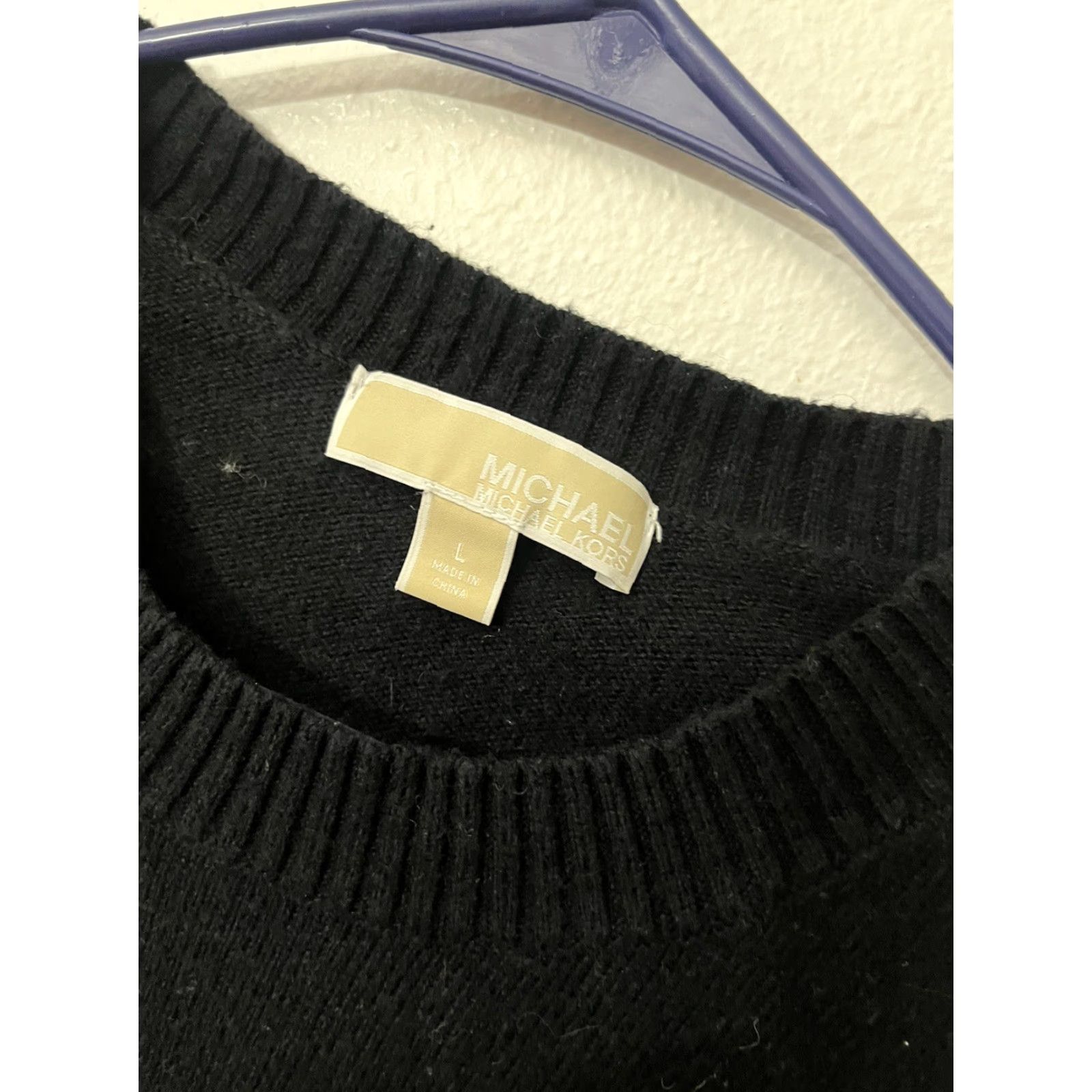 Michael Kors Michael Kors Sweater Womens Long Sleeve Pullover Size Large Black With Logo Size L / US 10 / IT 46 - 2 Thumbnail