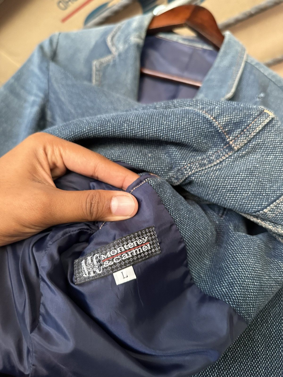 Vintage 👹Vintage THRASHED Monterey & Carmel Chore Jacket Size US L / EU 52-54 / 3 - 9 Thumbnail