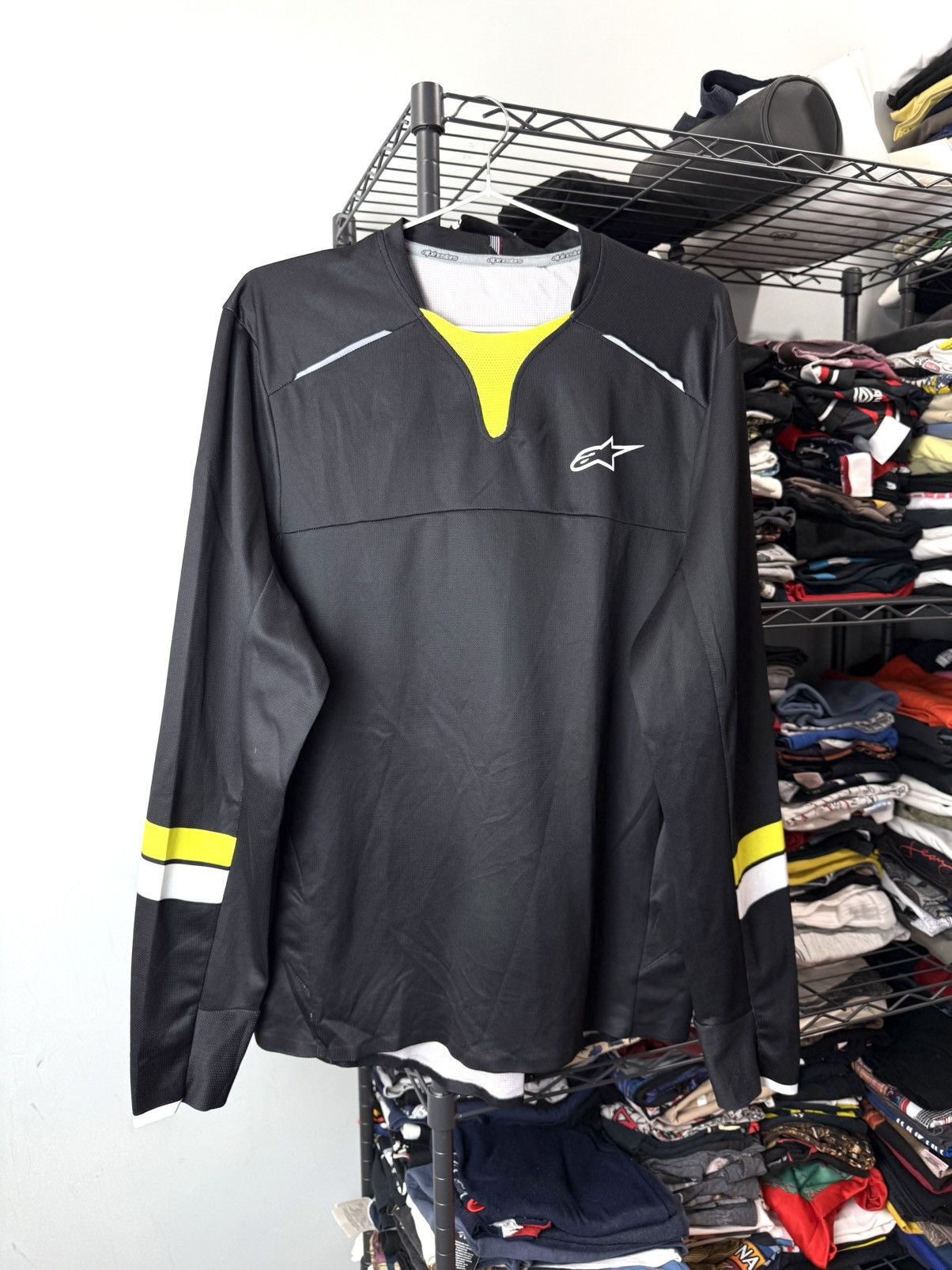 Alpinestars Vintage Alpinestars Motocross Longsleeve Racing Red Bull Size US L / EU 52-54 / 3 - 1 Thumbnail